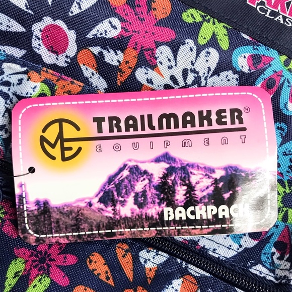 NWT TrailMaker Classic Backpack - “Flower Power” - Picture 10 of 11
